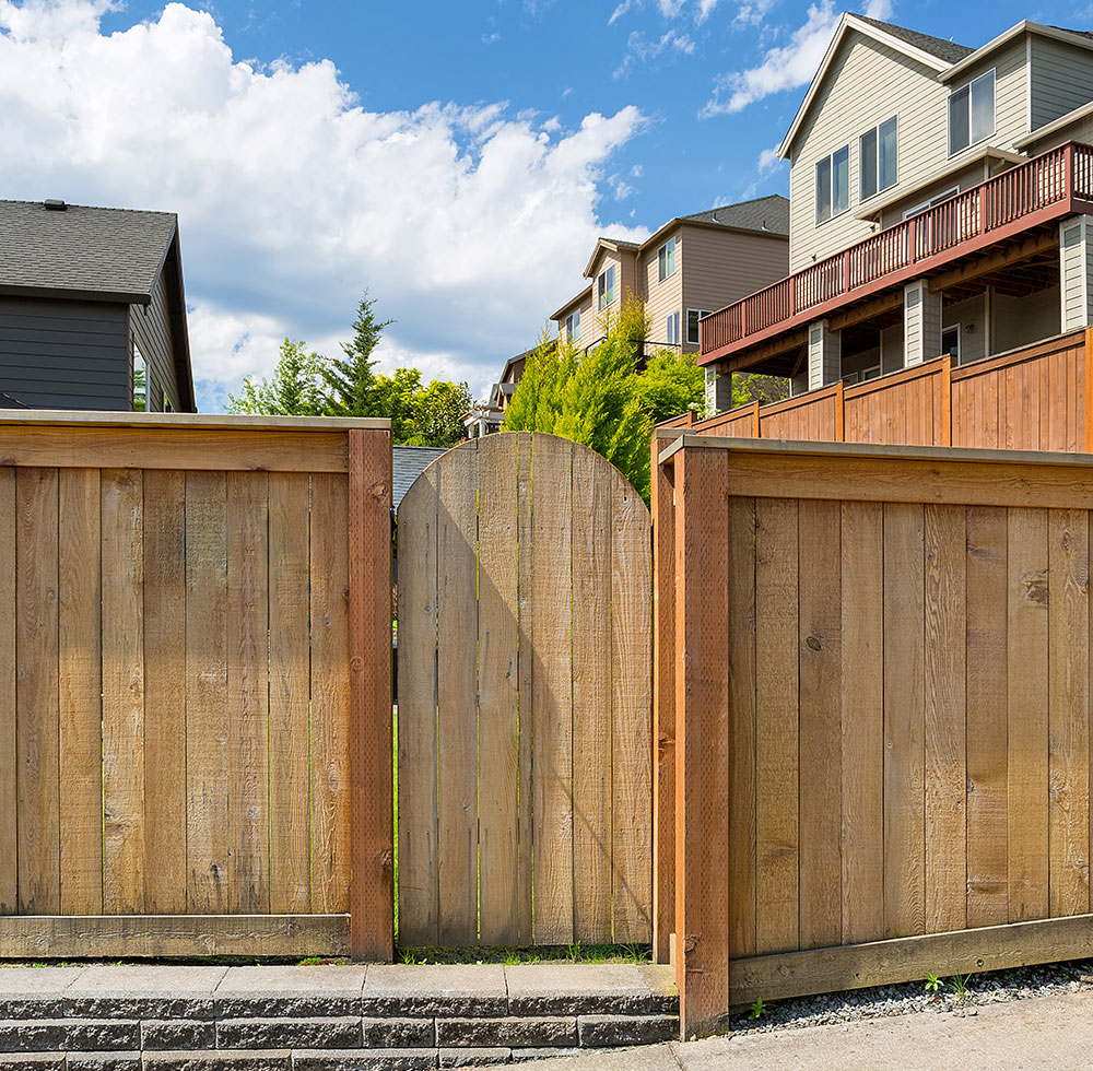 picture of privacy fence in provo by haven yard fencing