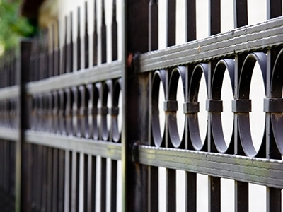 picture of ornamental metal fence by haven yard fencing in salt lake city
