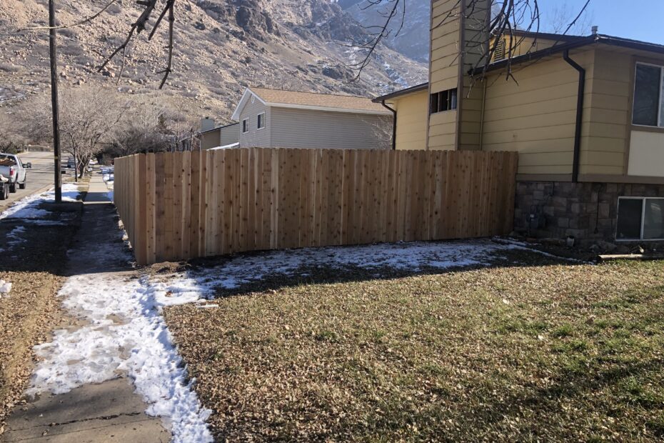 Cedar Dog Ear Privacy Fencing